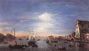 GUARDI, Francesco The Giudecca Canal with the Zattere dgh oil on canvas